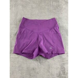 PacSun Active Purple V-Waist Pocketed Athletic Shorts Women's Size Medium